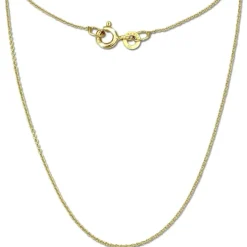 GoldDream Damen Colliers Halskette 50cm Gelbgold 8 Karat GDKB00550Y
