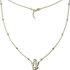 GoldDream Damen Colliers Halskette Engel 43-45cm Gelbgold 8 Karat GDK50445T