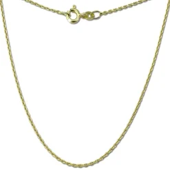GoldDream Damen Colliers Halskette 60cm Gelbgold 8 Karat GDKB00160Y
