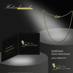 GoldDream Damen Colliers Halskette 55cm Gelbgold 8 Karat GDKB00755Y