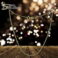 GoldDream Damen Colliers Halskette 50cm Gelbgold 8 Karat GDKB00750Y