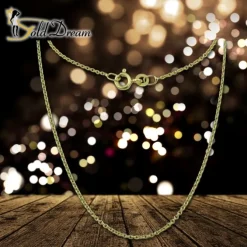 GoldDream Damen Colliers Halskette 34cm Gelbgold 8 Karat GDKB00734Y