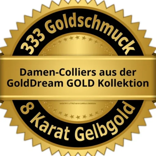 GoldDream Damen Colliers Halskette 42cm Gelbgold 8 Karat GDKB00342Y