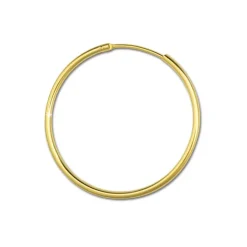 GoldDream Gold Creole 32mm Ohrring 333er Gelbgold Echtschmuck GDO0033Y