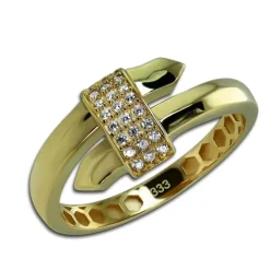 GoldDream Gold Ring Glamour Gr.60 Zirkonia weiß 333er Gelbgold GDR546Y60
