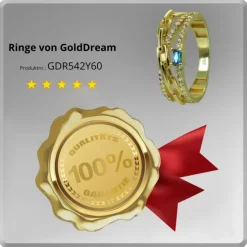 GoldDream Gold Ring Glamour Gr.60 Zirkonia weiß 333er Gelbgold GDR542Y60