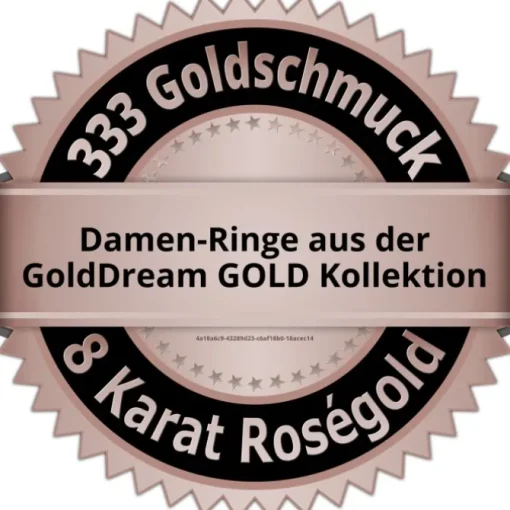 GoldDream Gold Ring Gr.60 Herz Zirkonia 333er Rosegold GDR521E60