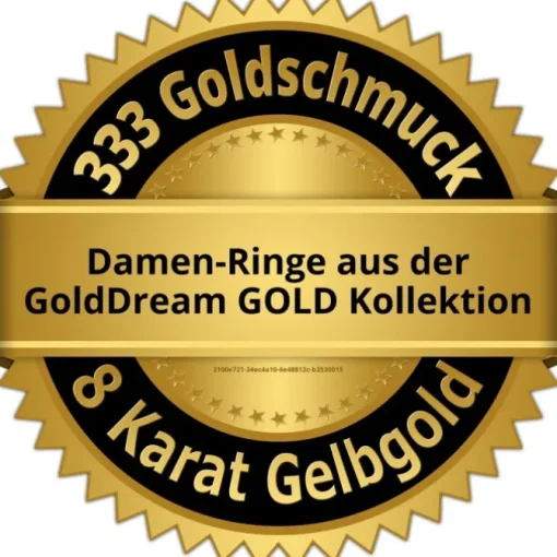 GoldDream Gold Ring Gr.56 Herz Zirkonia 333er Gelbgold GDR521Y56