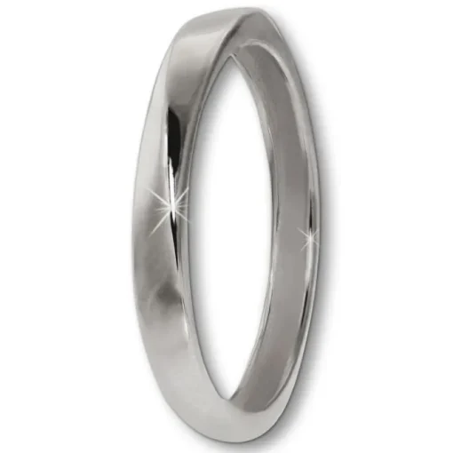 GoldDream Gold Ring Gr.58 Twist 333er Weißgold GDR522J58