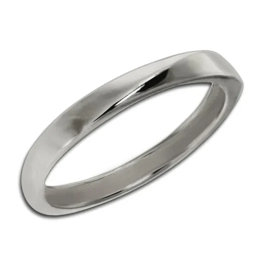 GoldDream Gold Ring Gr.58 Twist 333er Weißgold GDR522J58