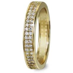 GoldDream Gold Ring Gr.60 Zirkonia weiß 333er Gelbgold GDR514Y60