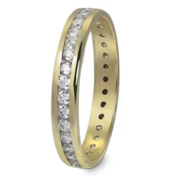 GoldDream Gold Ring Gr.56 Zirkonia weiß 333er Gelbgold GDR520Y56