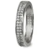 GoldDream Gold Ring Gr.56 Zirkonia weiß 333er Weißgold GDR514J56