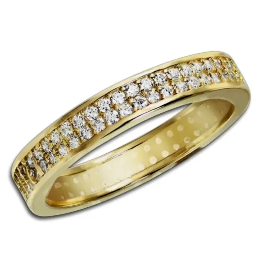 GoldDream Gold Ring Gr.56 Zirkonia weiß 333er Gelbgold GDR514Y56