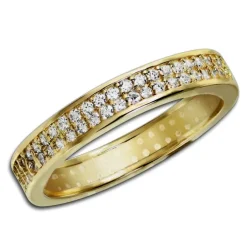 GoldDream Gold Ring Gr.60 Zirkonia weiß 333er Gelbgold GDR514Y60