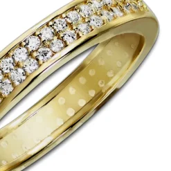 GoldDream Gold Ring Gr.56 Zirkonia weiß 333er Gelbgold GDR514Y56