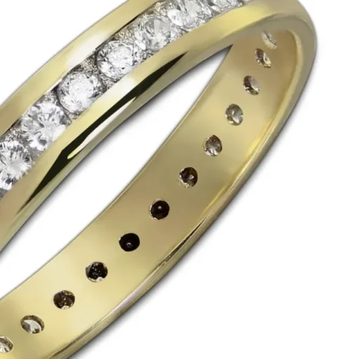 GoldDream Gold Ring Gr.56 Zirkonia weiß 333er Gelbgold GDR520Y56