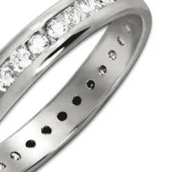 GoldDream Gold Ring Gr.58 Zirkonia weiß 333er Weißgold GDR520J58