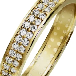 GoldDream Gold Ring Gr.56 Zirkonia weiß 333er Gelbgold GDR514Y56