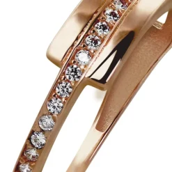 GoldDream Gold Ring Gr.60 Zirkonia weiß 333er Rosegold GDR526E60