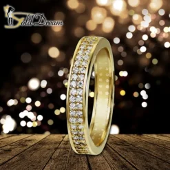 GoldDream Gold Ring Gr.56 Zirkonia weiß 333er Gelbgold GDR514Y56