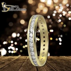 GoldDream Gold Ring Gr.56 Zirkonia weiß 333er Gelbgold GDR520Y56