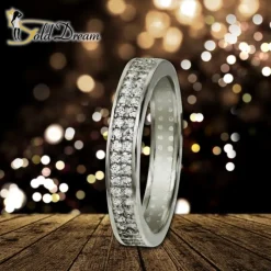 GoldDream Gold Ring Gr.60 Zirkonia weiß 333er Weißgold GDR514J60