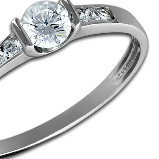GoldDream Gold Ring Kristall Zirkonia weiß Gr.56 333er Weißgold GDR508J56