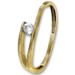 GoldDream Gold Ring New Zirkonia Gr.58 333er Gelbgold GDR528Y58