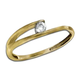 GoldDream Gold Ring New Zirkonia Gr.56 333er Gelbgold GDR528Y56