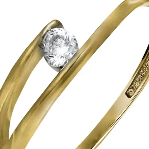 GoldDream Gold Ring New Zirkonia Gr.58 333er Gelbgold GDR528Y58