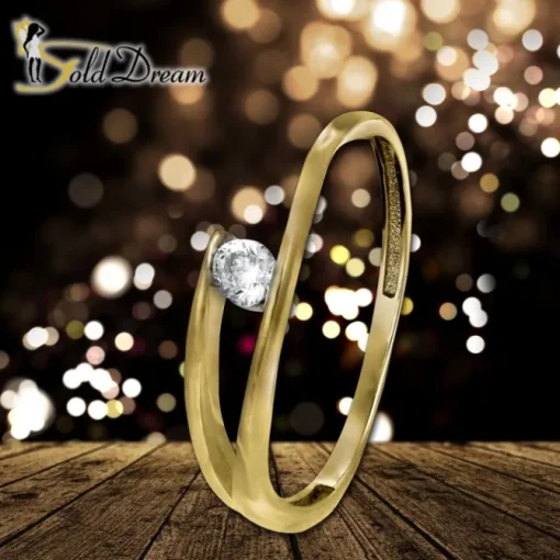 GoldDream Gold Ring New Zirkonia Gr.58 333er Gelbgold GDR528Y58
