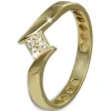 GoldDream Gold Ring Square Gr.54 333er Gelbgold GDR549Y54