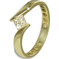 GoldDream Gold Ring Square Gr.60 333er Gelbgold GDR549Y60