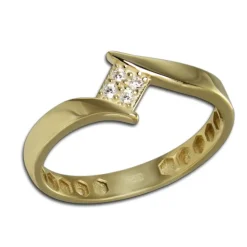 GoldDream Gold Ring Square Gr.56 333er Gelbgold GDR549Y56