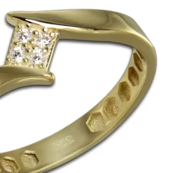 GoldDream Gold Ring Square Gr.54 333er Gelbgold GDR549Y54