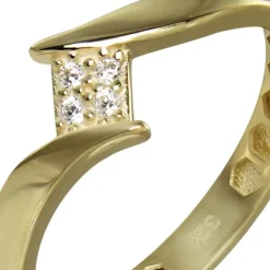 GoldDream Gold Ring Square Gr.54 333er Gelbgold GDR549Y54