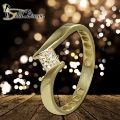 GoldDream Gold Ring Square Gr.54 333er Gelbgold GDR549Y54