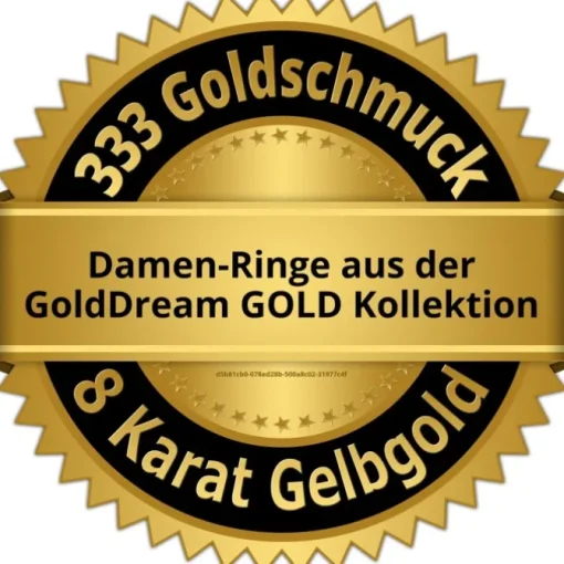 GoldDream Gold Ring Square Gr.56 333er Gelbgold GDR549Y56