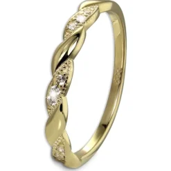 GoldDream Gold Ring Wave Gr.58 333er Gelbgold GDR555Y58