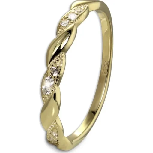 GoldDream Gold Ring Wave Gr.58 333er Gelbgold GDR555Y58