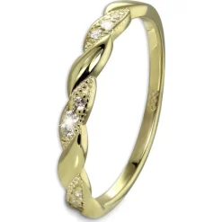 GoldDream Gold Ring Wave Gr.60 333er Gelbgold GDR555Y60
