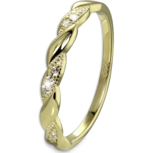 GoldDream Gold Ring Wave Gr.60 333er Gelbgold GDR555Y60