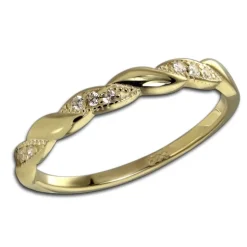 GoldDream Gold Ring Wave Gr.58 333er Gelbgold GDR555Y58