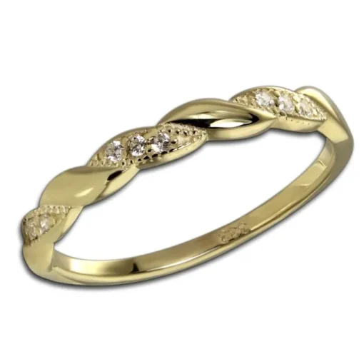 GoldDream Gold Ring Wave Gr.60 333er Gelbgold GDR555Y60