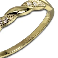 GoldDream Gold Ring Wave Gr.58 333er Gelbgold GDR555Y58