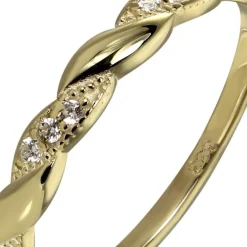 GoldDream Gold Ring Wave Gr.58 333er Gelbgold GDR555Y58