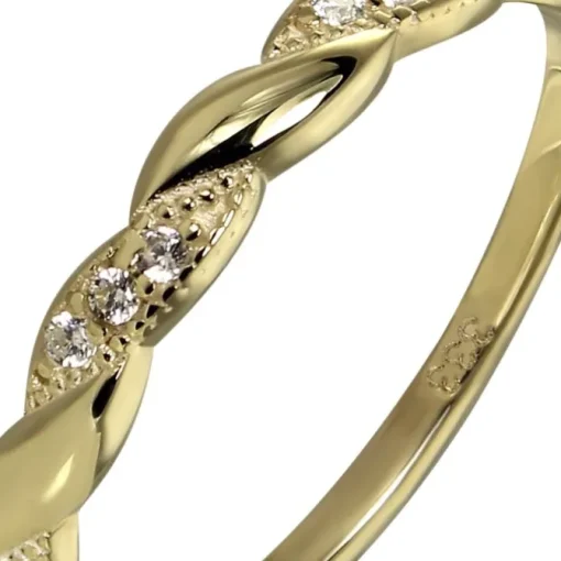 GoldDream Gold Ring Wave Gr.58 333er Gelbgold GDR555Y58