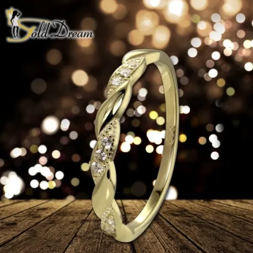 GoldDream Gold Ring Wave Gr.58 333er Gelbgold GDR555Y58