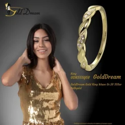 GoldDream Gold Ring Wave Gr.58 333er Gelbgold GDR555Y58